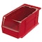 Akro-Mils Hang & Stack Storage Bin, Plastic, 5 1/2 in W, 5 in H, 10 7/8 in L, Red 30230RED - alternate 4