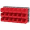 Akro-Mils Hang & Stack Storage Bin, Plastic, 5 1/2 in W, 5 in H, 10 7/8 in L, Red 30230RED - alternate 6
