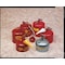 Eagle Mfg Type I Safety Can, Galvanized Steel, 2 gal, 11.25 in Dia., Self-Closing Lid, Red, Flammables UI20S - alternate 2