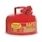 Eagle Mfg Type I Safety Can, Galvanized Steel, 2 gal, 11.25 in Dia., Self-Closing Lid, Red, Flammables UI20S - alternate 1