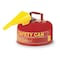 Eagle Mfg Type I Safety Can, Galvanized Steel, 2 gal, 11.25 in Dia., Self-Closing Lid, Red, Flammables UI20S - alternate 3