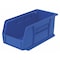 Akro-Mils Hang & Stack Storage Bin, Plastic, 5 1/2 in W, 5 in H, 10 7/8 in L, Blue 30230BLUE - alternate 1