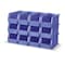 Akro-Mils Hang & Stack Storage Bin, Plastic, 5 1/2 in W, 5 in H, 10 7/8 in L, Blue 30230BLUE - alternate 8