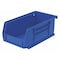 Akro-Mils Hang & Stack Storage Bin, Plastic, 4 1/8 in W, 3 in H, 7 3/8 in L, Blue 30220BLUE - alternate 1