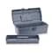 Flambeau Tool Box, Plastic, Gray, 14-1/2 in W x 7-1/2 in D x 5 in H 6744WG - alternate 2