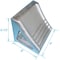 Zoro Select Wheel Chock, 9 In Width 2W874 - alternate 4