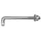 Zoro Select L-Hook, 3/8"-16, 6" L, Carbon Steel Hot Dipped Galvanized 45112 - alternate 1