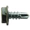 Zoro Select Self-Drilling Screw, #10 x 5/8 in, Zinc Plated Steel Flange Hex Head External Hex Drive, 100 PK U31810.019.0062 - alternate 3