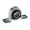 Dayton Pillow Block Bearing, Steel, Set Screw Locking, Ball Insert, 3/4 in Dia, Alloy Steel 2X899 - alternate 1