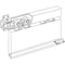 Pemko Sliding Door Steel Track and Hardware, 72" L H200/6 - alternate 2