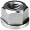 Te-Co Flange Nut, 3/4"-10, 18-8 Stainless Steel, 18-8, Plain, 1-1/4 in Hex Wd, 3/4 in Hex Ht 47607 - alternate 1
