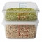 Rubbermaid Commercial Square Storage Container, 4 qt, Clear FG630400CLR - alternate 4