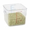 Rubbermaid Commercial Square Storage Container, 6 qt, Clear FG630600CLR - alternate 2