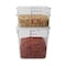 Rubbermaid Commercial Square Storage Container, 8 qt, Clear FG630800CLR - alternate 2