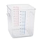 Rubbermaid Commercial Square Storage Container, 18 qt, Clear FG631800CLR - alternate 2