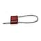 Tydenbrooks ISO 17712:2013 HS Cable Seal, 12" x 3/16", Laser Marked, Red, PK200 1061007 - alternate 2