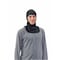 National Safety Apparel Flame Resistant Balaclava, 3, 30 cal/sq cm, Carbon OPF Blend, 7 oz., Black, Universal H18CX - alternate 3