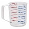 Rubbermaid Commercial Polycarbonate Measuring Cup, 1 Cup, Clear FG321000CLR - alternate 3