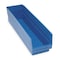 Quantum Storage Systems Shelf Storage Bin, Polypropylene, Blue, 6 in H, 6 5/8 in W, 23 5/8 in L QSB206BL - alternate 1