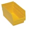 Quantum Storage Systems Shelf Storage Bin, Polypropylene, Yellow, 6 in H, 6 5/8 in W, 11 5/8 in L QSB202YL - alternate 1