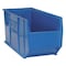 Quantum Storage Systems Storage Bin, Polypropylene, Blue, 17 1/2 in H, 16 1/2 in W, 35 7/8 in L QUS993BL - alternate 1