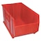 Quantum Storage Systems Storage Bin, Polypropylene, Red, 17 1/2 in H, 19 7/8 in W, 35 7/8 in L QUS995RD - alternate 1