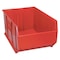 Quantum Storage Systems Storage Bin, Polypropylene, Red, 17 1/2 in H, 23 7/8 in W, 35 7/8 in L QUS997RD - alternate 1