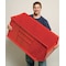 Quantum Storage Systems Storage Bin, Polypropylene, Red, 17 1/2 in H, 23 7/8 in W, 35 7/8 in L QUS997RD - alternate 4