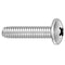 Zoro Select 1/4"-20 x 2 in Phillips Truss Machine Screw, Plain 18-8 Stainless Steel, 25 PK U51862.025.0200 - alternate 2