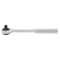 Proto 3/8" Drive 72 Geared Teeth Round Head Style Hand Ratchet, 7-3/8" L, Full Polish Finish J5252F - alternate 1