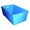Diversi-Plast Nestable Storage Container, 7.6 gal, 18 in L x 13 in W x 12 in H, Blue, Polyethylene, 3 PK 39812 - alternate 1