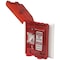 Master Lock Wall Switch Lockout, For Paddle/Toggle Switch Type, 5/16 in Padlock Shackle Diameter, Red 496B - alternate 5