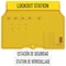 Master Lock Lockout Station, Unfilled, 12-1/4 In H 1482B - alternate 1
