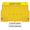 Master Lock Lockout Station, Unfilled, 15-1/2 In H 1483B - alternate 1