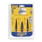 Irwin HSS Cobalt Alloy Steel Step Drill Bit Set, 3-Piece, No. 1, No. 2 & No. 3 10502cb - alternate 1