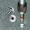 Malco Sheet Metal Screw, #8 x 1 in, Zinc Plated Steel Flange Hex Head External Hex Drive, 500 PK HW8X1ZT - alternate 2