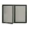 Quartet Enclosed Fabric Bulletin Board 48" x 72" 2367L - alternate 3