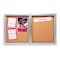 Quartet Enclosed Bulletin Board 36" x 24" 2363L - alternate 1