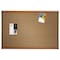 Quartet Cork Bulletin Board 48"H x 72"W B247LC - alternate 2