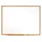 Quartet Dry Erase Board, Melamine, 36 in, 48 in, Fiberboard Frame, White, Gloss S574GGS - alternate 1