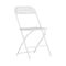 Flash Furniture Hercules Series Plastic Folding Chair White - 2 LB Weight Capacity Comfortable Event Chair-Lightweight Folding Chair, PK2 2-LE-L-3-WHITE-GG - alternate 1