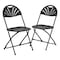 Flash Furniture Black Plastic Folding Chair, PK2 2-LE-L-4-BK-GG - alternate 1