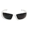 Edge Eyewear Brazeau, Safety Glasses, Anti-Scratch, Gray Lens, White Frame, Full-Frame, Polarized TXB246 - alternate 2