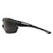 Edge Eyewear Overlord Vapor Shield, Safety Glasses, Anti-Fog & Anti-Scratch, Gray Lens, Black Frame, Full-Frame HO611 - alternate 2