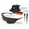 Edge Eyewear Overlord Vapor Shield, Safety Glasses, Anti-Fog & Anti-Scratch, Gray Lens, Black Frame, Full-Frame HO611 - alternate 3