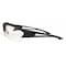 Edge Eyewear Acid Gambit Vapor Shield, Safety Glasses, Anti-Scratch, Clear Lens, Black Frame, Half-Frame SG611 - alternate 4