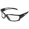Edge Eyewear Blade Runner Vapor Shield, Safety Glasses, Anti-Scratch, Clear Lens, Black Frame, Full-Frame SBR611 - alternate 1