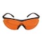 Edge Eyewear Fastlink Vapor Shield, Safety Glasses, Anti-Fog & Anti-Scratch, Amber Lens, Black Frame, Half-Frame XFL610 - alternate 3