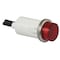 Zoro Select Raised Indicator Light, Red, 12V 20C844 - alternate 1