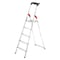 Hailo 5 ft 1 in Aluminum Platform Stepladder, 330 lb Capacity 8160-507 - alternate 1